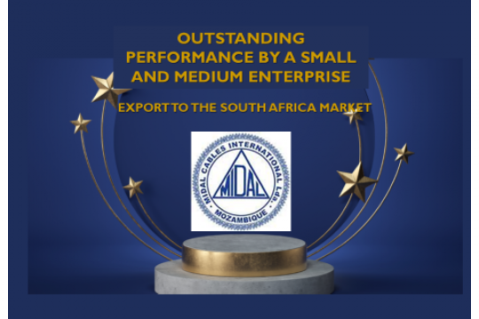 Midal Mozambique awarded with Certificate for “Outstanding Performance by a Small and Medium Enterprise” at FACIM-2021